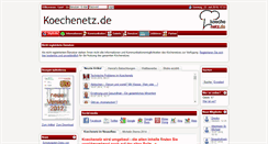 Desktop Screenshot of koechenetz.de